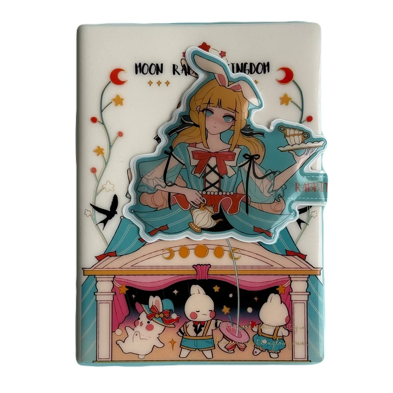 دفتر خاطرات 200 برگ مدل Moon Rabbit Kingdom كد 02