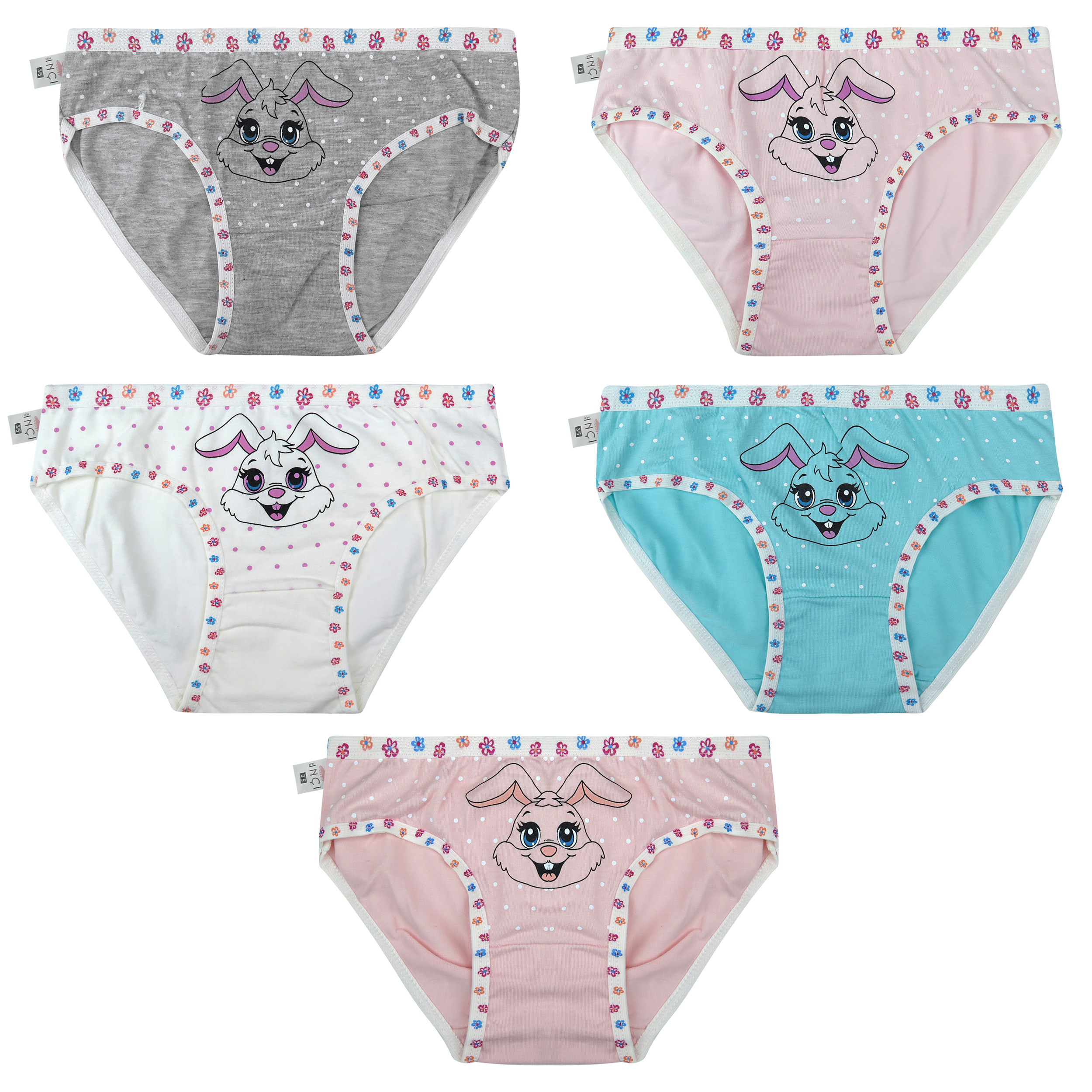 شورت دخترانه اینجی مدل i105 مجموعه 5 عددی