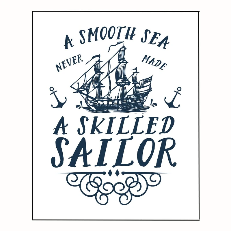 پوستر مدل دریای صاف هیچ‌وقت ملایم دریاور ماهری نساخت  