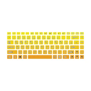 برچسب حروف فارسی کیبورد توییجین و موییجین مدل colors 18 مناسب برای لپ تاپ ایسوس X450