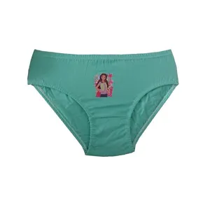 شورت دخترانه طرح دختر رنگ سبز