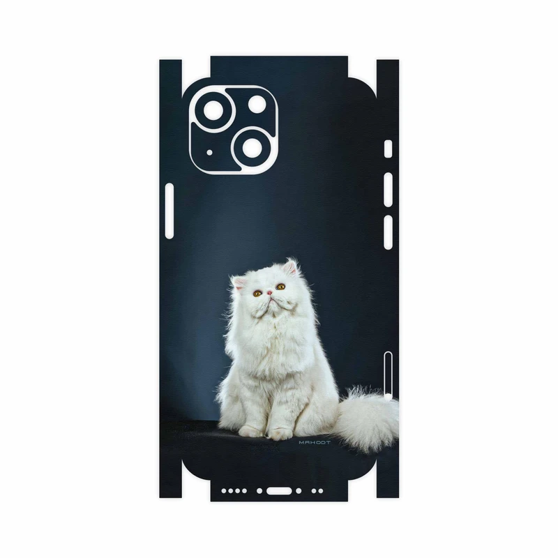 برچسب پوششی ماهوت مدل Persian-cat-FullSkin مناسب برای گوشی موبایل اپل iPhone 13 Mini