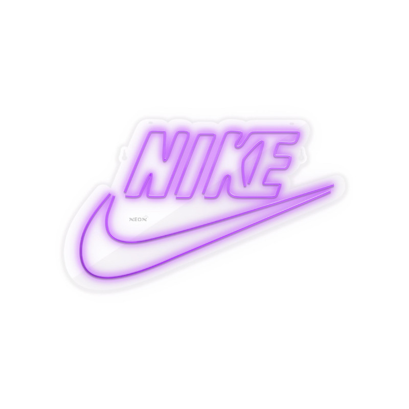 چراغ دیواری نئون دیزاین طرح Nike-Text_PR