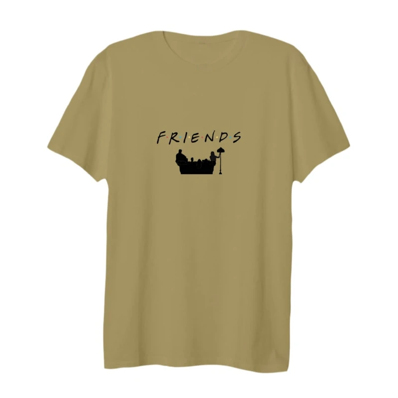 تی شرت لانگ آستین کوتاه زنانه مدل Friends کد 1