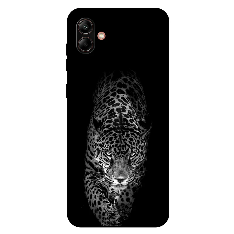  کاور مگافون طرح پلنگ مدل 1879 مناسب برای گوشی موبایل سامسونگ Galaxy A04 4G    