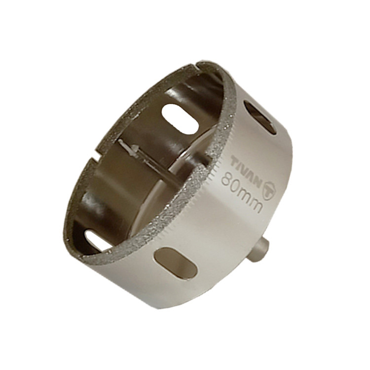 مته گردبر سرامیک و شیشه تیوان مدل HT - 0800 سایز 80 میلی متر