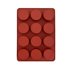 قالب دسر مدل سیلیکونی اورئو 12 خانه گرد 5C