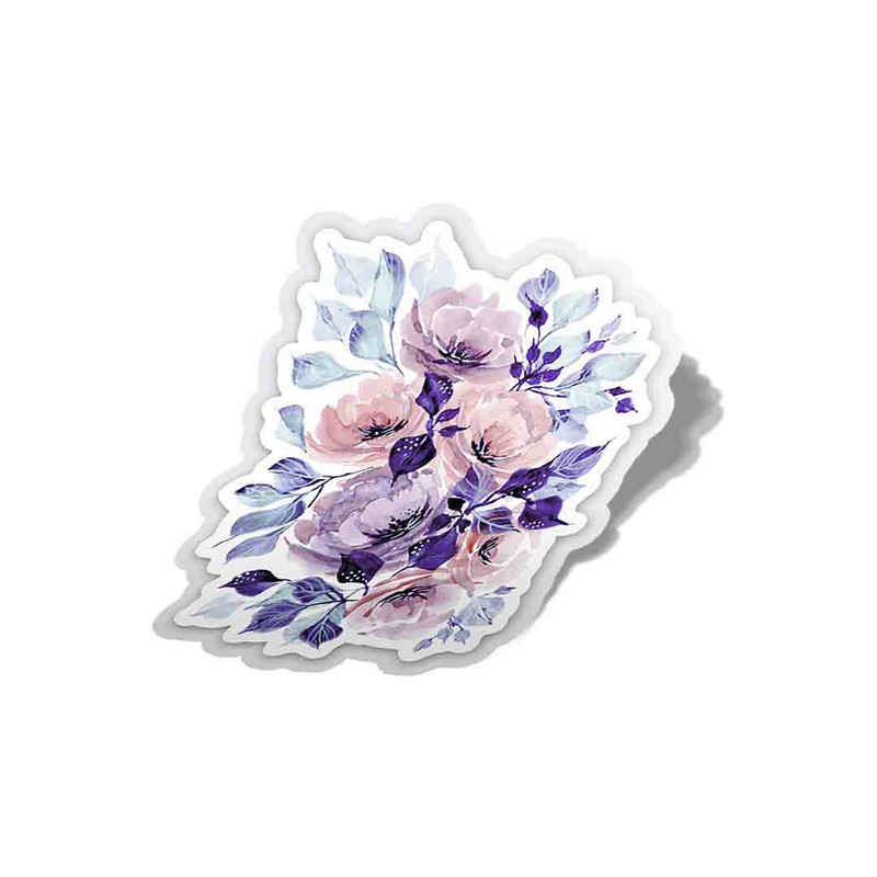 استیکر لپ تاپ طرح FLORAL  کد ST650