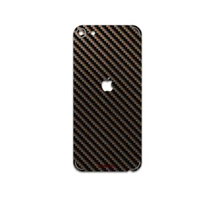 MAHOOT Glossy-Brown-Fiber Cover Sticker for Apple iPod Touch 6TH Gen