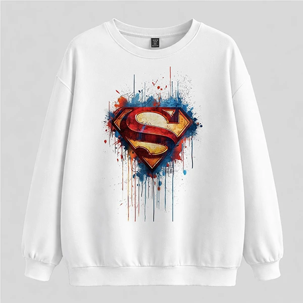 سویشرت مردانه مدل دورس مدل سوپرمن