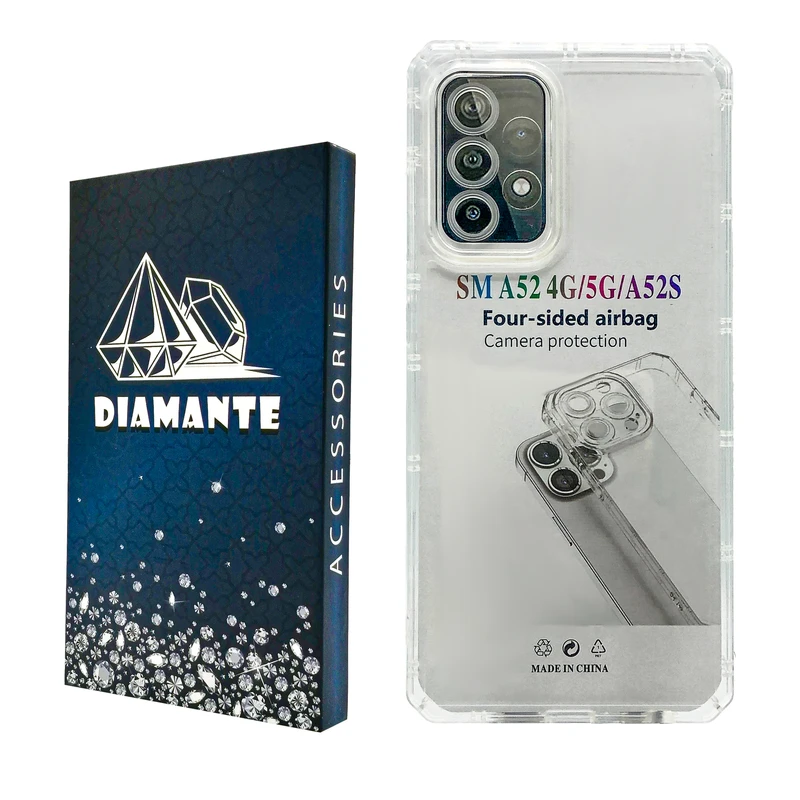 کاور دیامانته مدل Nahid Navy مناسب برای گوشی موبایل سامسونگ Galaxy A52 / A52s / A52 5G