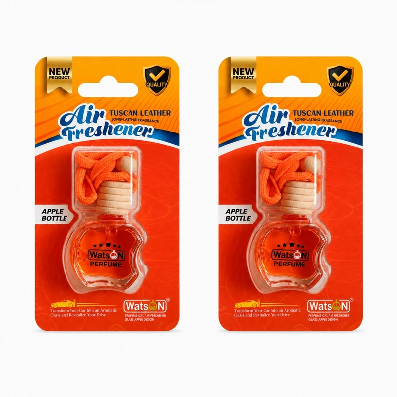 خوشبوکننده خودرو واتسون مدل P201 با رایحه TUSCAN LEATHER حجم 10 میلی‌لیتر بسته 2 عددی