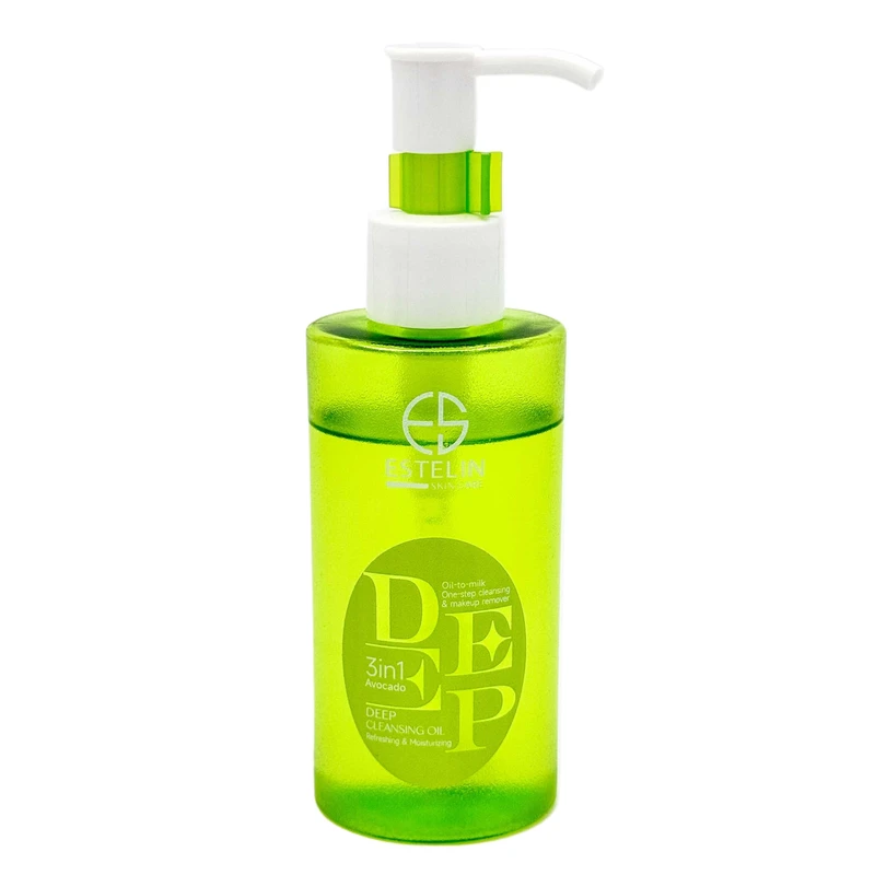 روغن پاک کننده آرایش استلین مدل آووکادو مناسب برای پوست خشک و حساس حجم 130 میلی لیتر