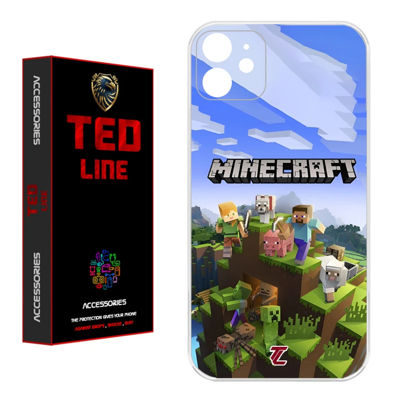 کاور تدلاین طرح ماینکرفت کد 1207 مناسب برای گوشی موبایل اپل Iphone 11