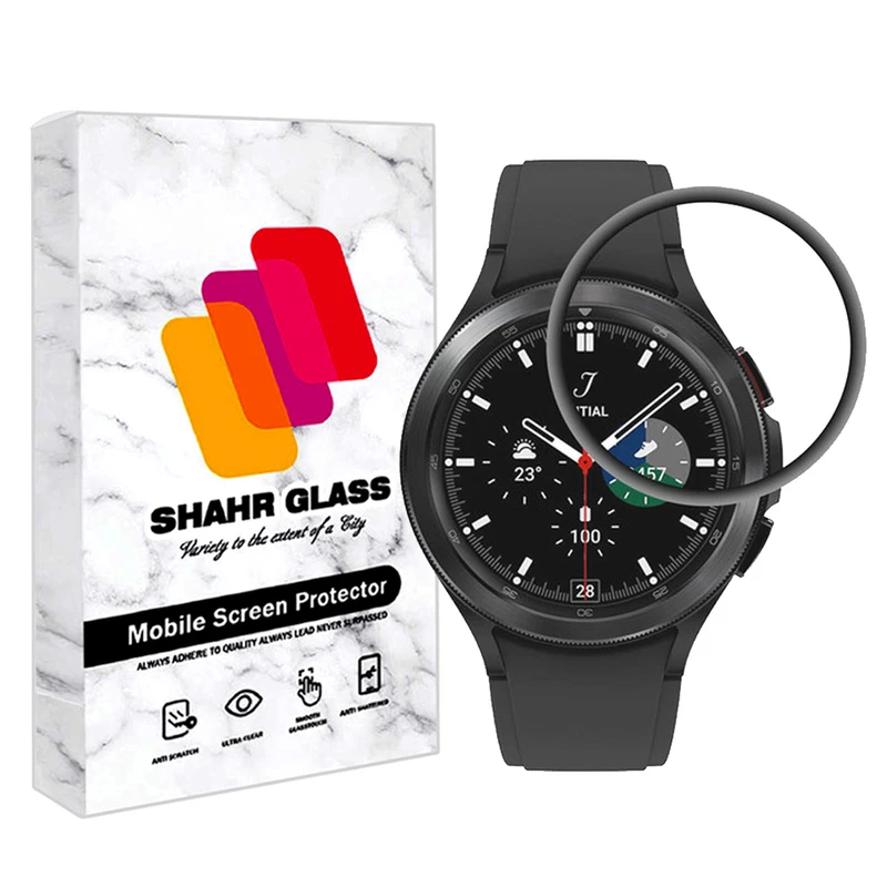 محافظ صفحه نمایش شهر گلس مدل PMMAWSH مناسب برای ساعت هوشمند سامسونگ Galaxy Watch 4 Classic 42 mm