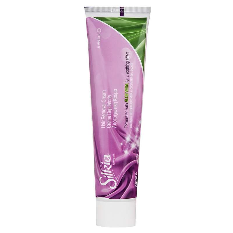 کرم موبر بدن سیلکیا مدل Aloe vera حجم 100 میلی‌لیتر