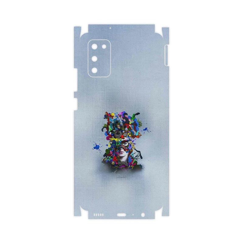 برچسب پوششی ماهوت مدل Collage of surreal Portrait of Women 4-FullSkin مناسب برای گوشی موبایل سامسونگ Galaxy A02S