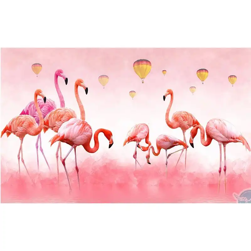 پوستر دیواری سه بعدی مدل فلامینگو کد KA048
