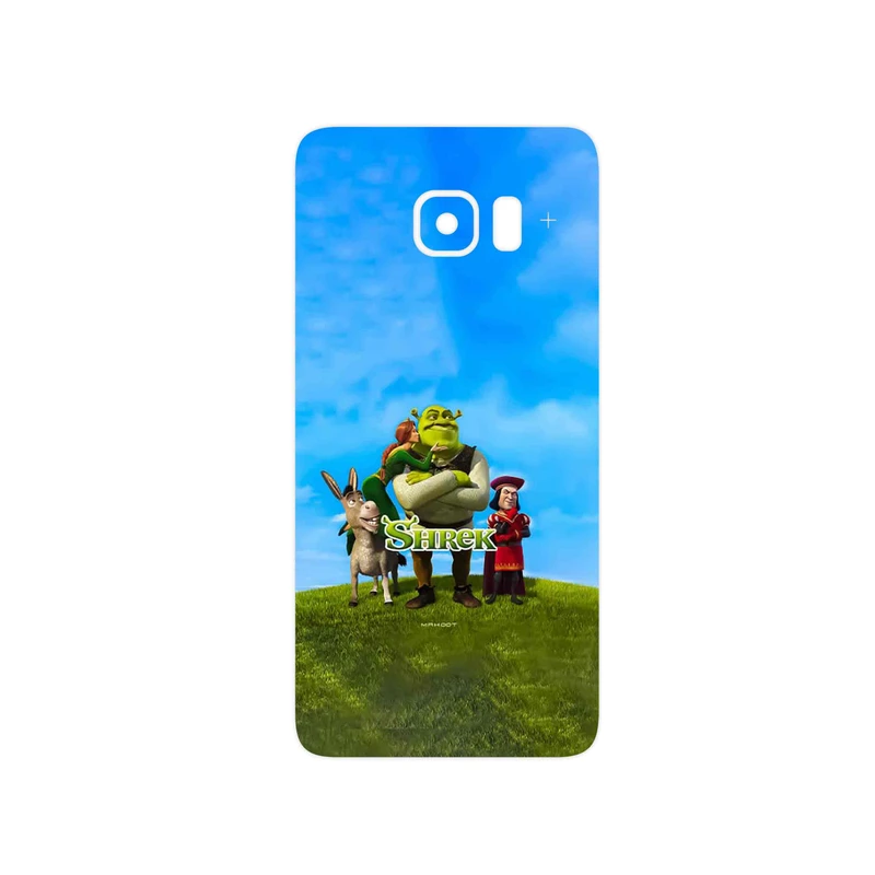 برچسب پوششی ماهوت مدل Shrek مناسب برای گوشی موبایل سامسونگ Galaxy S6 Edge Plus