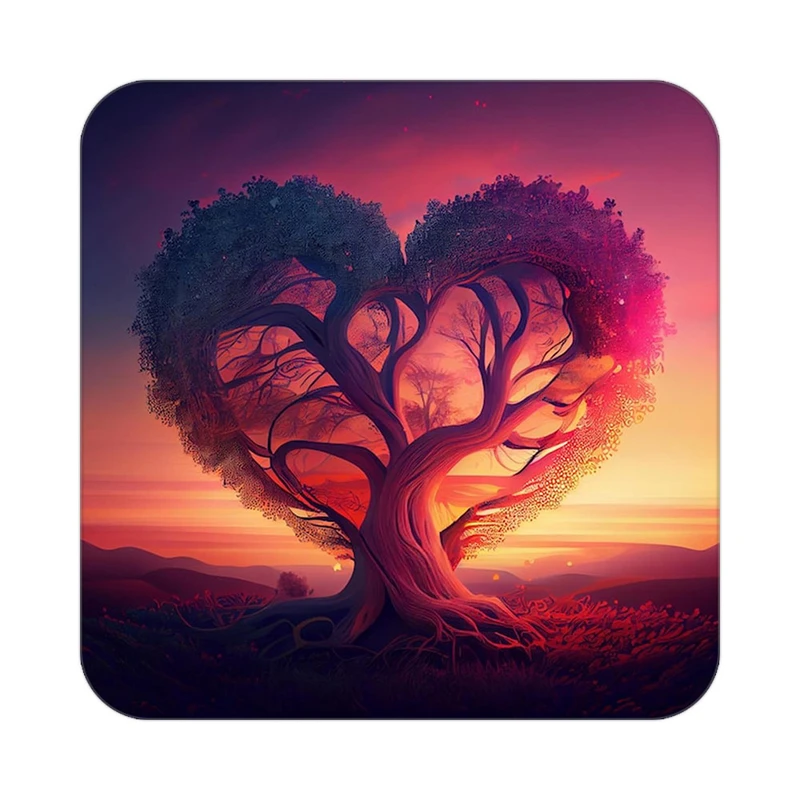 زیر لیوانی کاکتی مدل عاشقانه کد mp13780