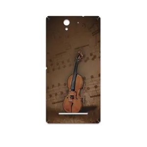MAHOOT Violin-Instrument Cover Sticker for Sony Xperia C3 Dual