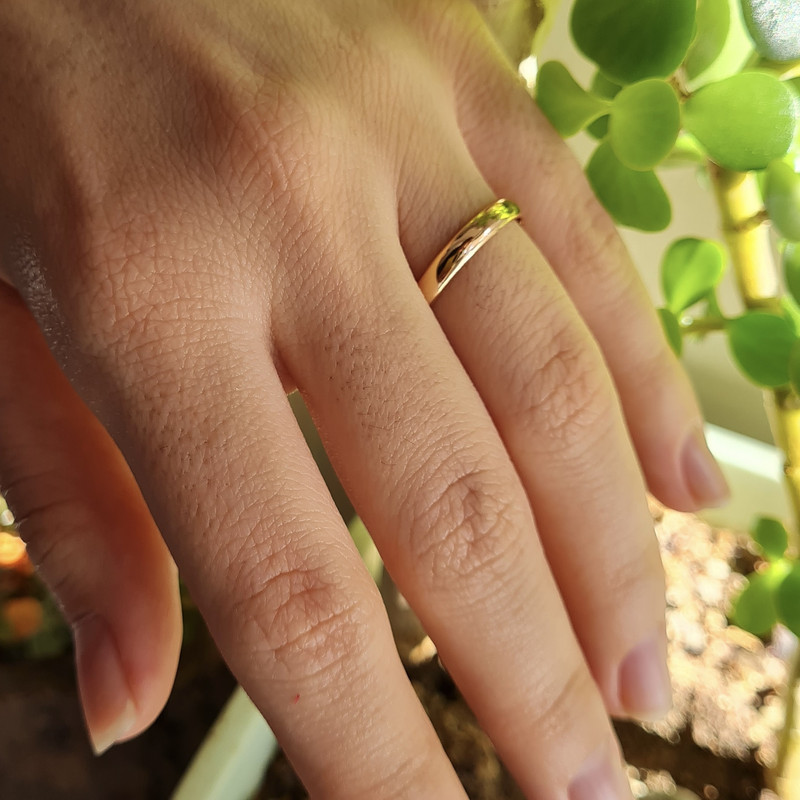 انگشتر ژوپینگ مدل رینگ ساده 3mm انگشتر ژوپینگ مدل رینگ ساده 3mm