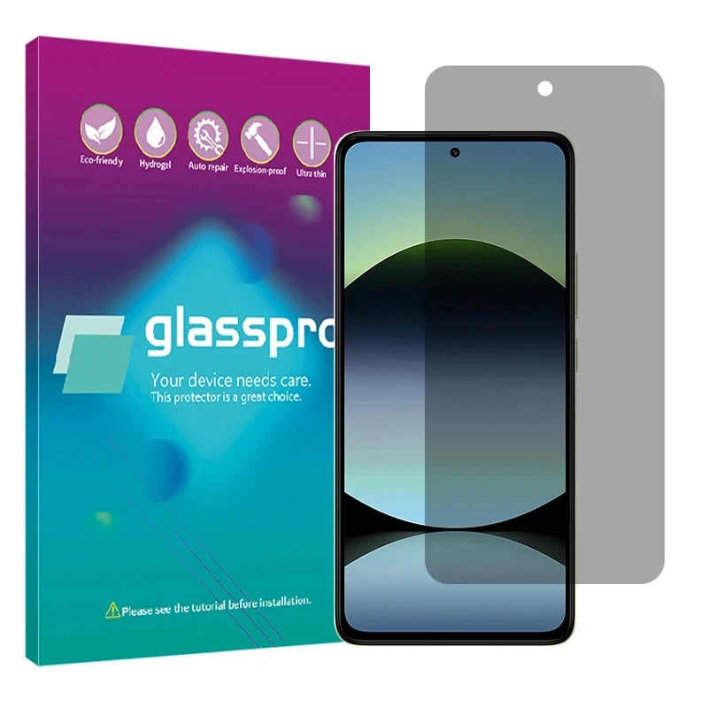 محافظ صفحه نمایش حریم شخصی گلس پرو مدل هیدروژلی مناسب برای گوشی موبایل شیائومی Redmi Note 14 4G