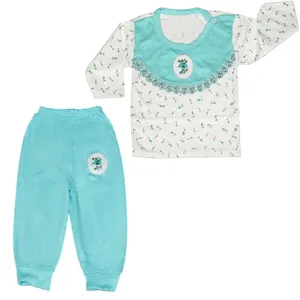 ست تی شرت و شلوار نوزادی مدل GOL-BZ