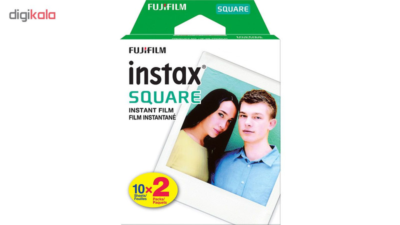 کاغذ عکس فوجی فیلم مدل Instax Square بسته 20 عددی