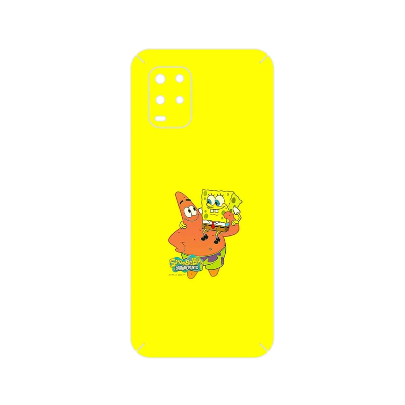 برچسب پوششی ماهوت مدل SpongeBob SquarePants مناسب برای گوشی موبایل شیائومی Mi 10 Lite 5G