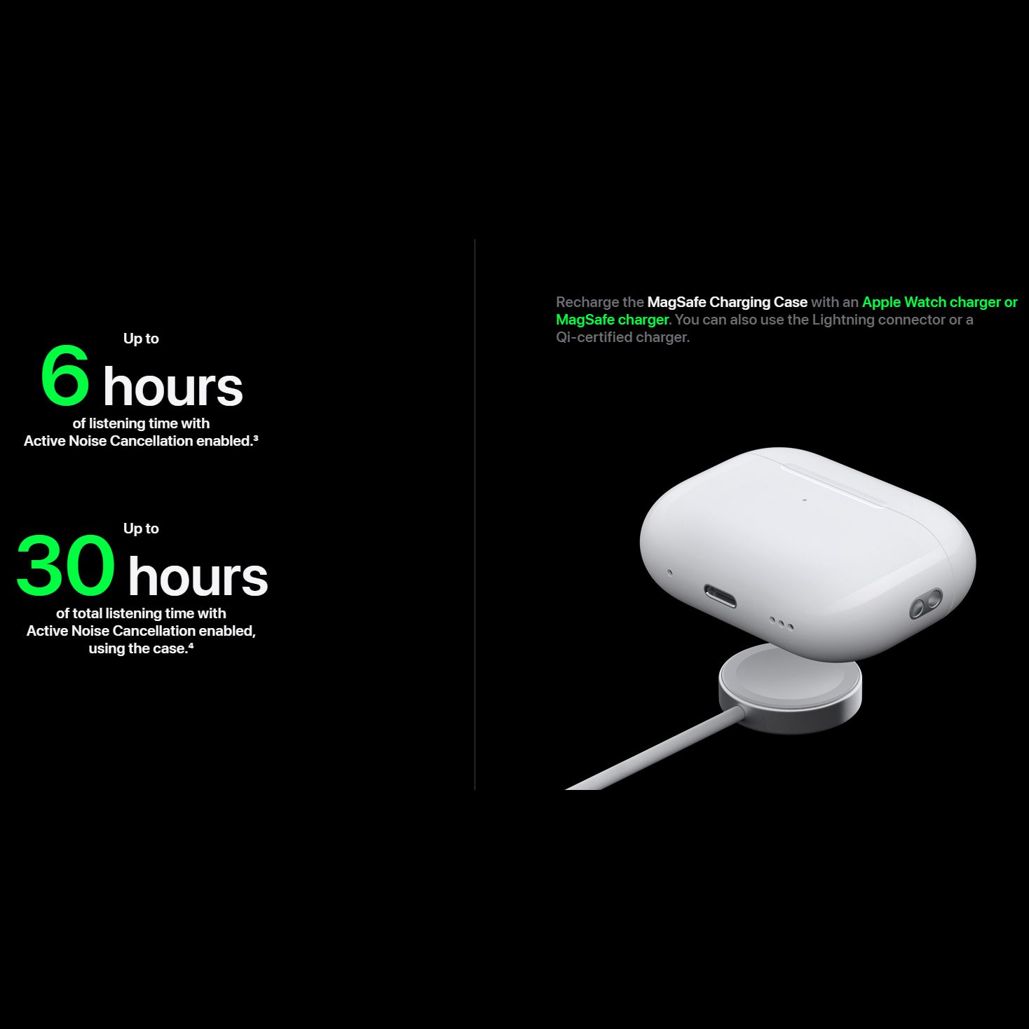 هدفون بلوتوثی اپل مدل AirPods Pro 2nd Generation 2022 Lightning -  - 9
