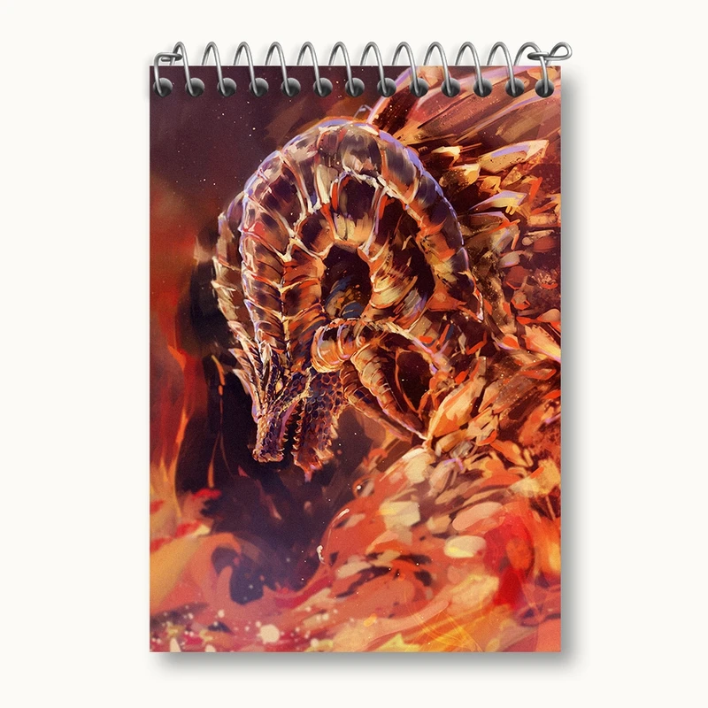 دفتر یادداشت 50 برگ خندالو مدل بازی شکارچی هیولا (Monster Hunter) کد 33235