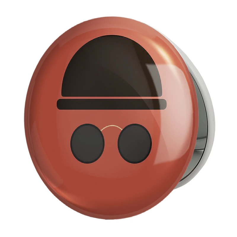 آینه جیبی خندالو طرح لئون و ماتیلدا مدل تاشو کد 3150 