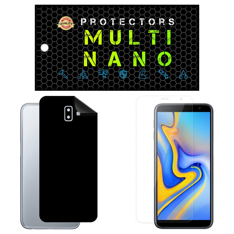 محافظ صفحه نمایش مولتی نانو مدل X-SFM مناسب برای گوشی موبایل سامسونگ Galaxy J6 Plus به همراه برچسب پوششی