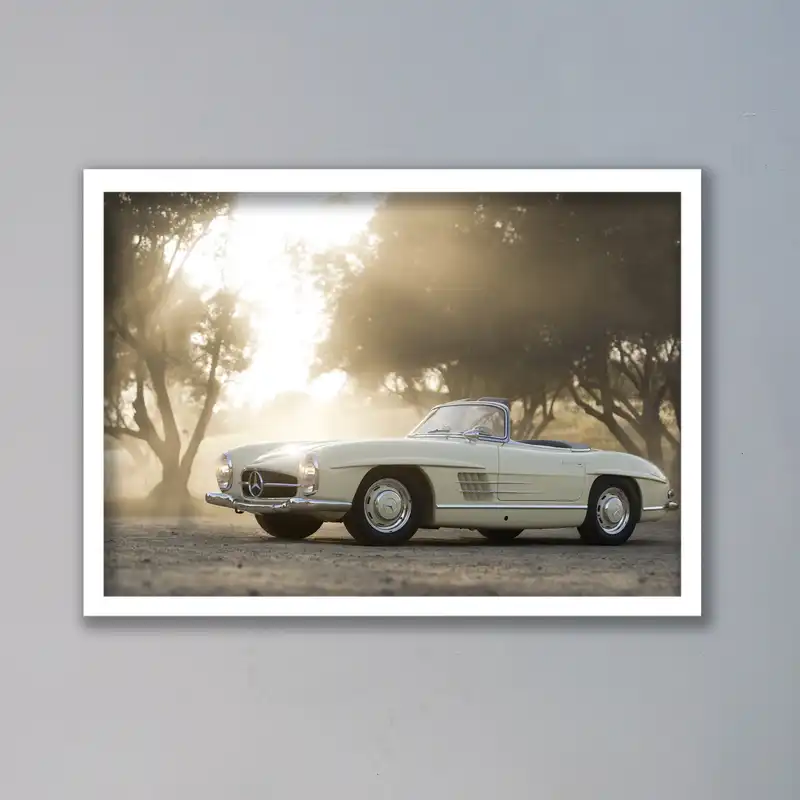 تابلو مدل ماشین مرسدس بنز کلاسیک کد LA-G10239