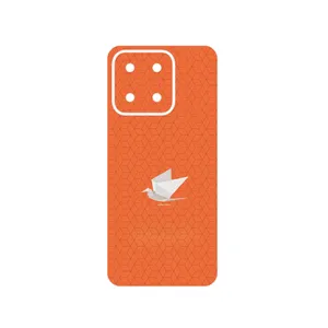 MAHOOT Minimalist origami bird Cover Sticker for Honor X5b Plus
