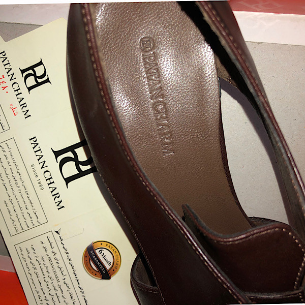 کفش زنانه پاتن چرم مدل 635A7436