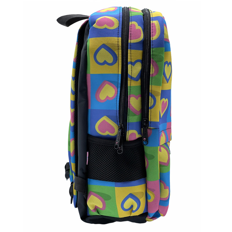 کوله پشتی ساراسا طرح قلب به همراه جامدادی