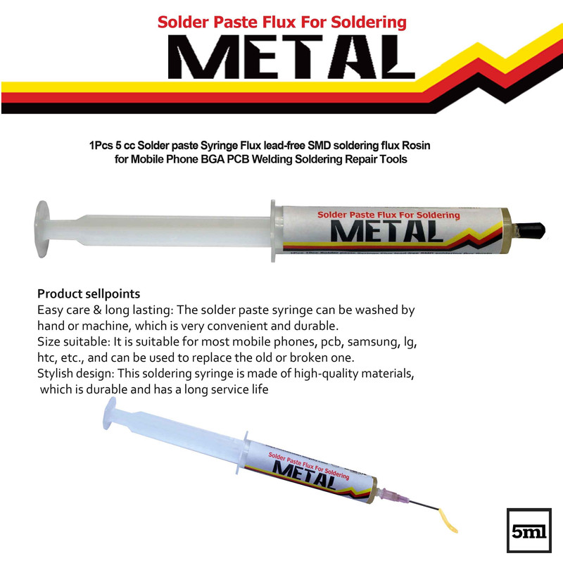 خمیر فلاکس متال كد M5ML حجم 5 میلی لیتر خمیر فلاکس متال كد M5ML حجم 5 میلی لیتر