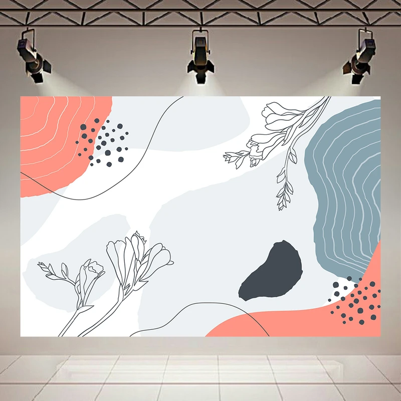  پوستر طرح مخمل مینیمال انتزاعی مدل گیاه (2) کد AR302536