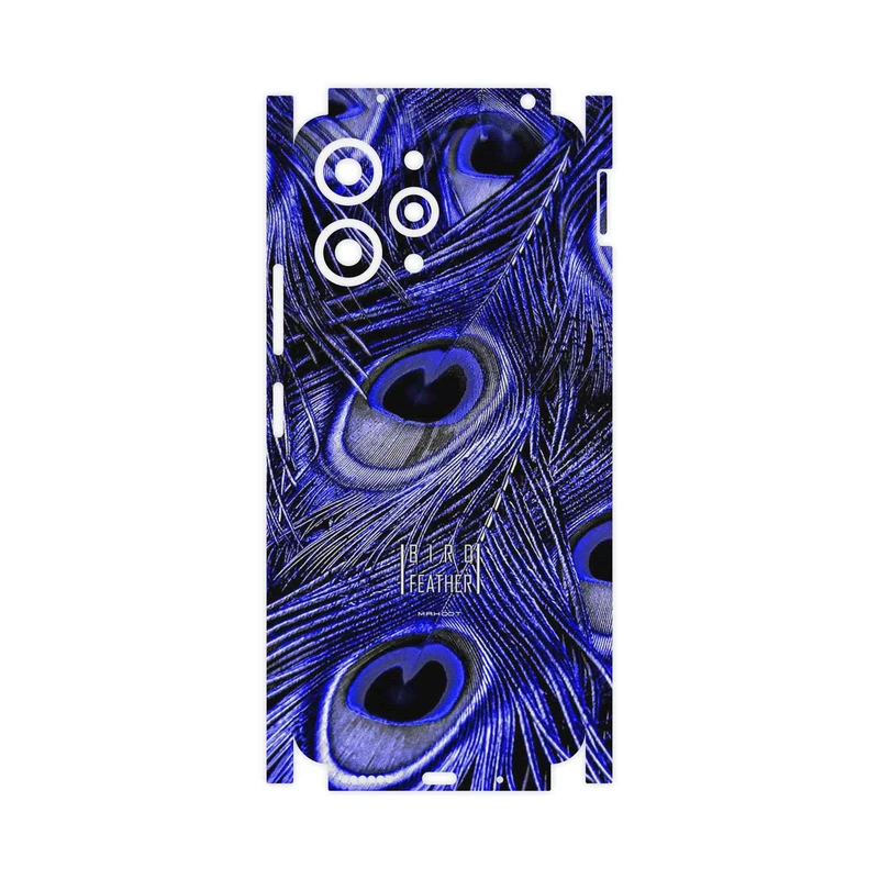 برچسب پوششی ماهوت مدل Purple Feather-FullSkin مناسب برای گوشی موبایل شیائومی Redmi 12