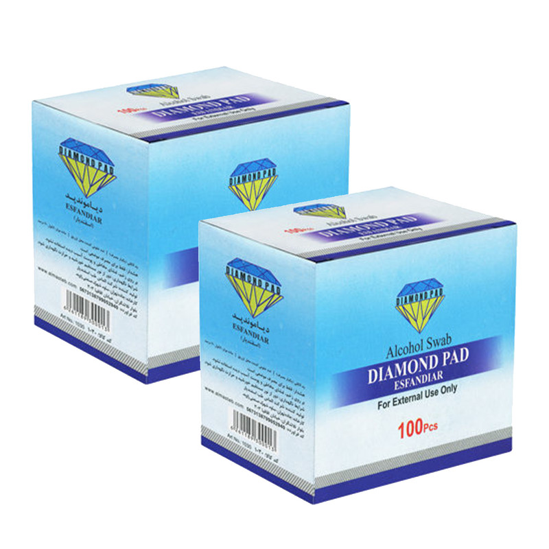 پد الکلی دیاموند مدل اسفندیار بسته 2 عددی