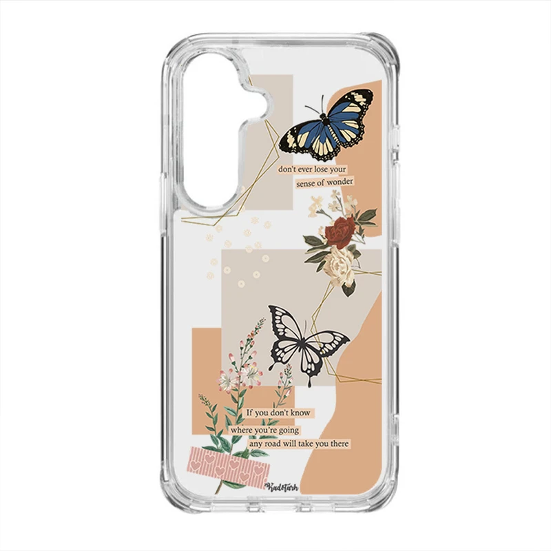 کاور طرح Butterfly مناسب برای گوشی موبایل سامسونگ Galaxy S25  