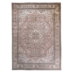فرش دستباف نه متری جفت مدل وینتیج کد v14761477