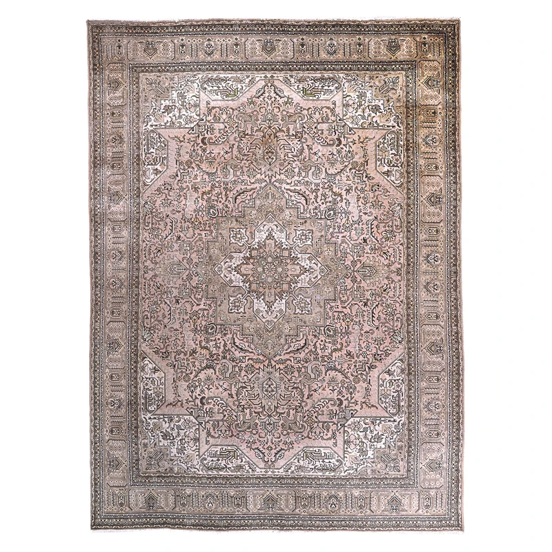 فرش دستباف نه متری جفت مدل وینتیج کد v14761477