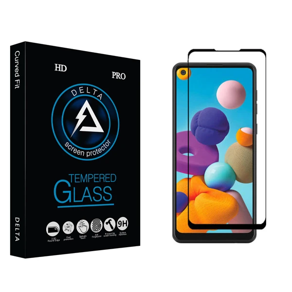 محافظ صفحه نمایش دلتا مدل HD مناسب برای گوشی موبایل سامسونگ Galaxy A21s