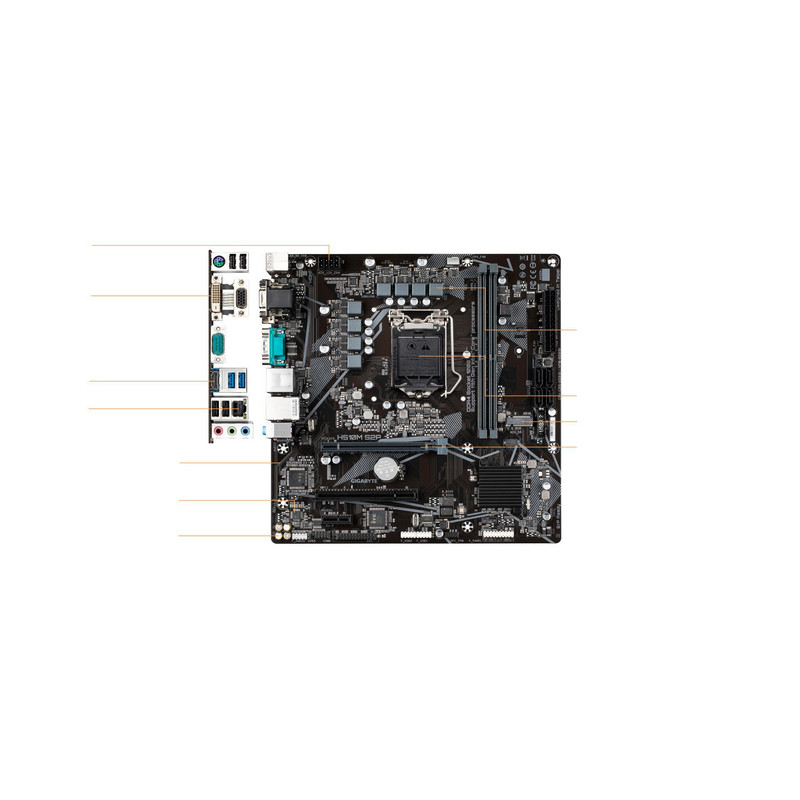 مادربرد گیگابایت مدل H510M S2P rev. 1.0/1.2