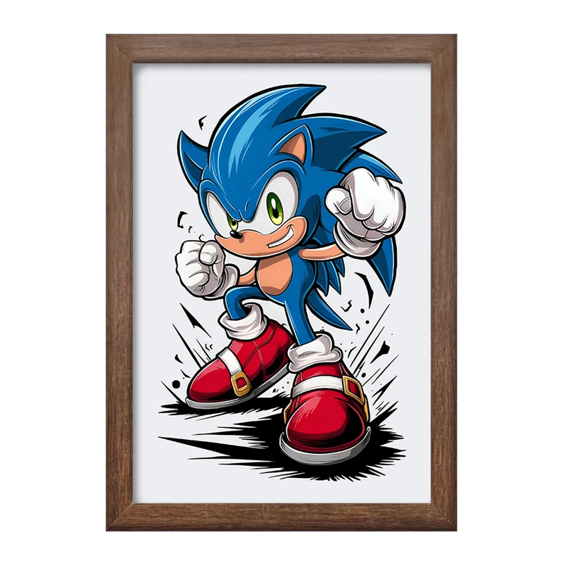 تابلو خندالو طرح سونیک (Sonic) کد F7939