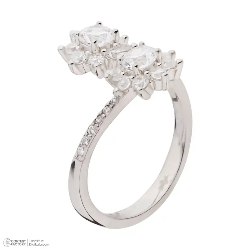 بند انگشتی نقره زنانه شهر جواهر مدل SJ-GB083