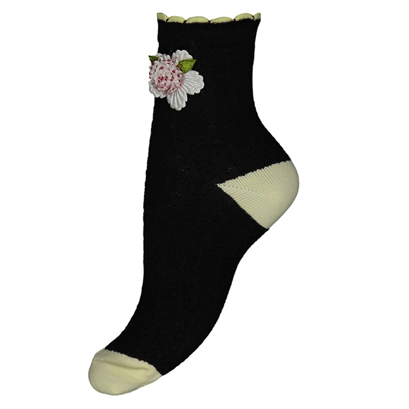 جوراب زنانه مدل گل کد 02